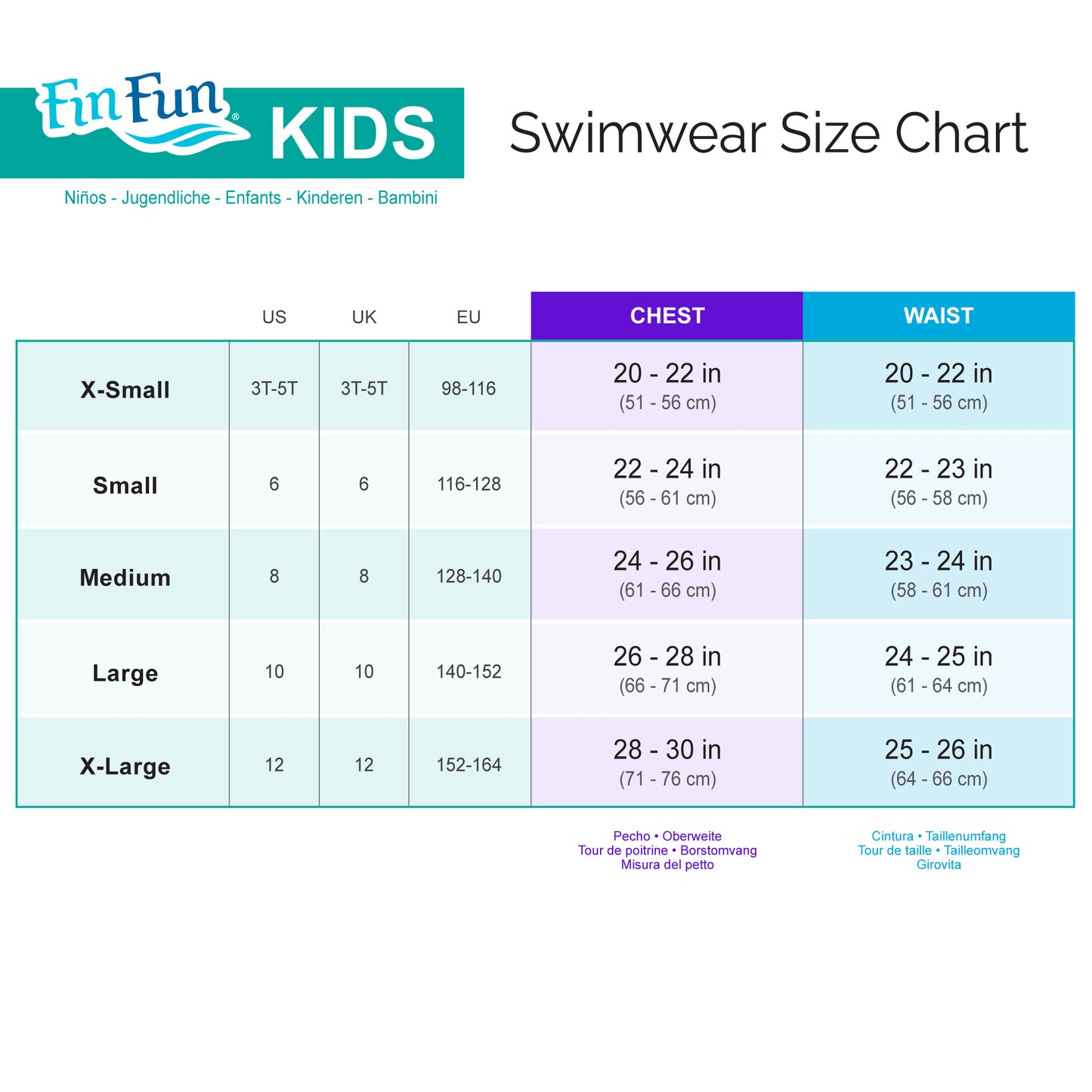 Wendbares Bikinioberteil „Rainbow Reef“ für Mädchen