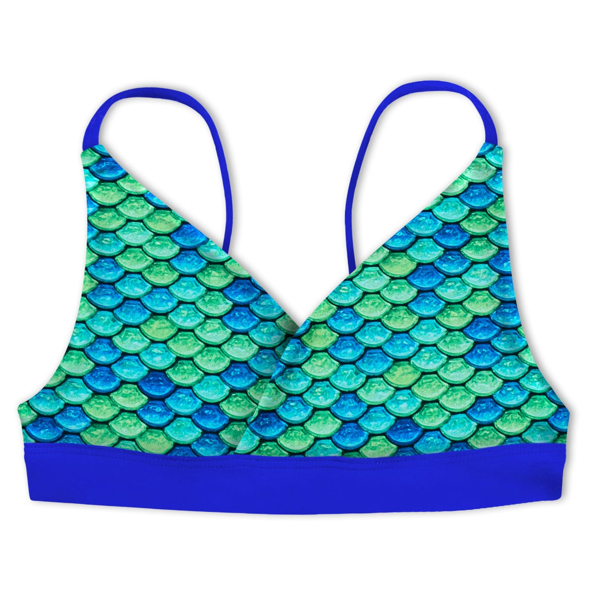 Girls Aussie Green Reversible Bikini Top