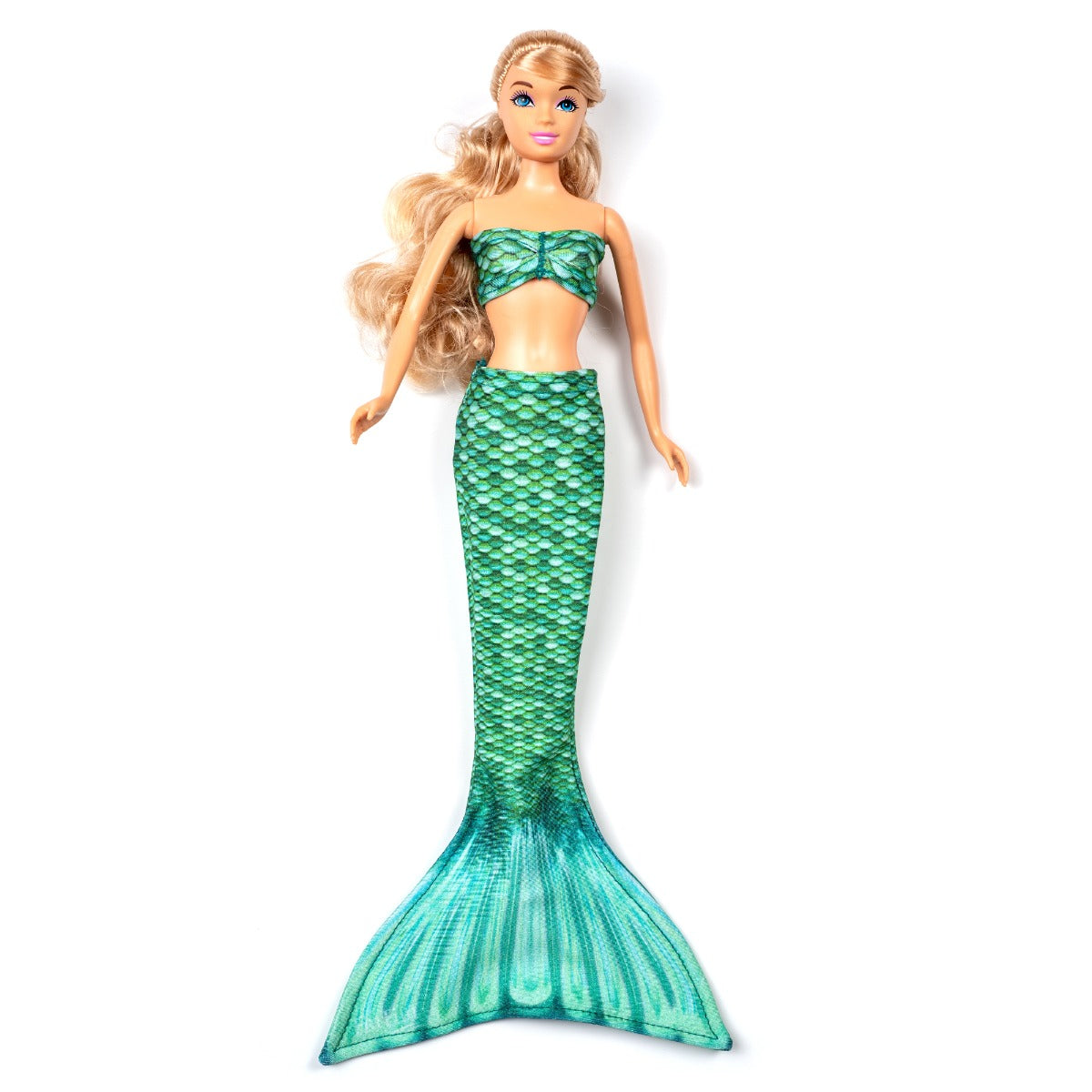 mermaid dress for barbie Pink mermaid dress wedding dress for Barbie dolls The Doll Tailor
