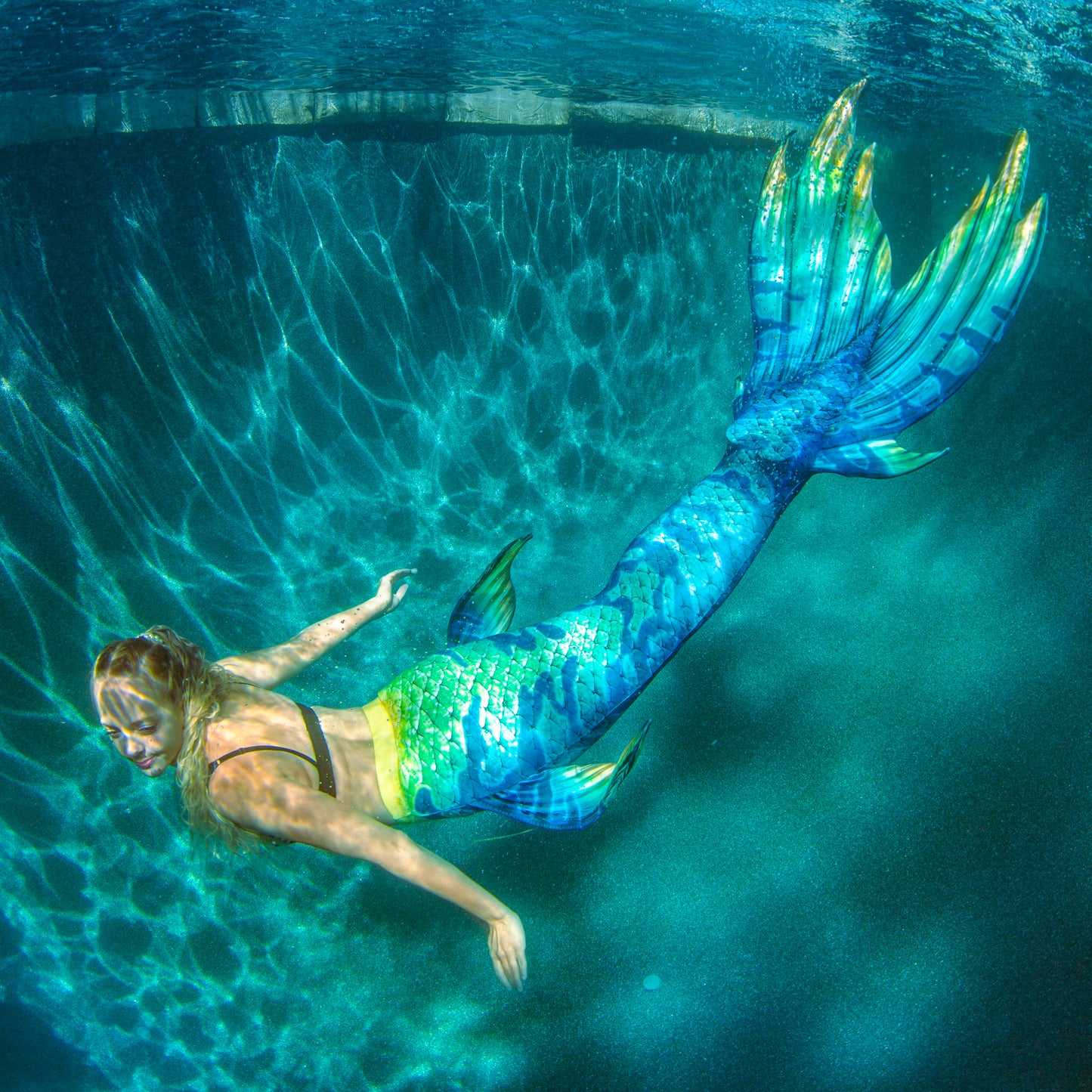 Jade Neptune Elite Mermaid Tail