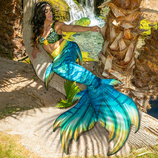Jade Neptune Elite Mermaid Tail