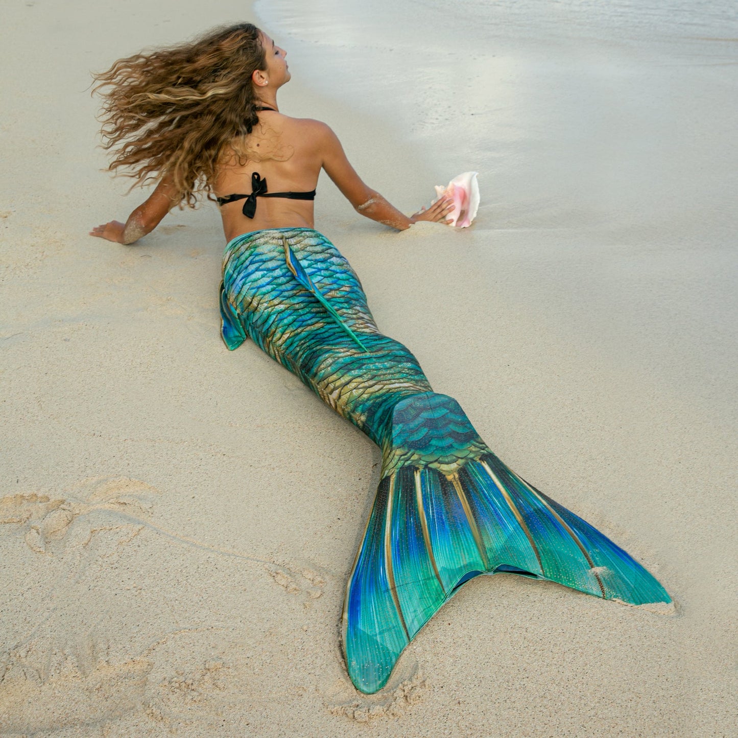 Factory Second Golden Paradise Mermaid Tail
