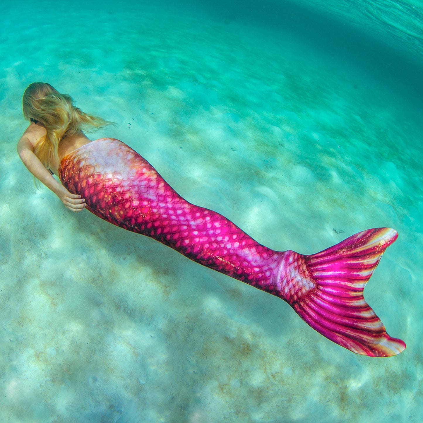 Bronzed Ruby Mermaid Tail