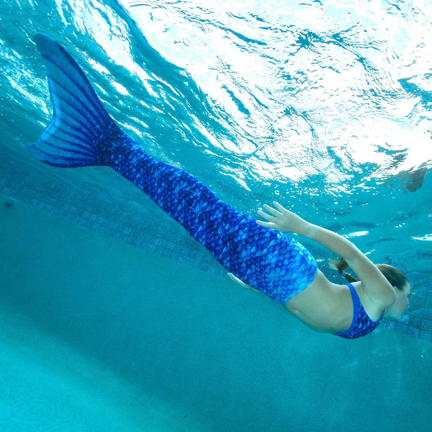 Arctic Blue Mermaid Tail