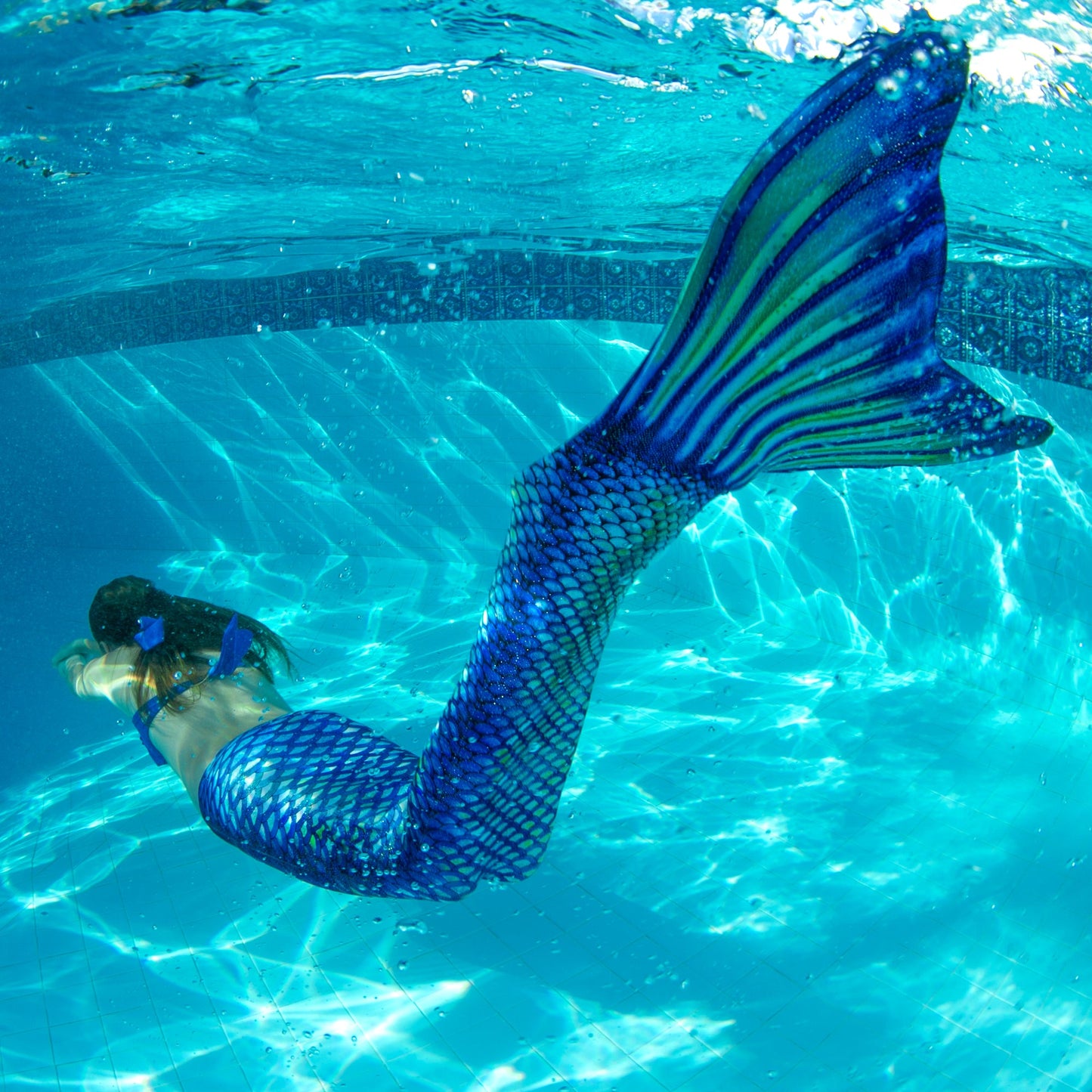 Sapphire Sea Mermaid Tail - Factory Second