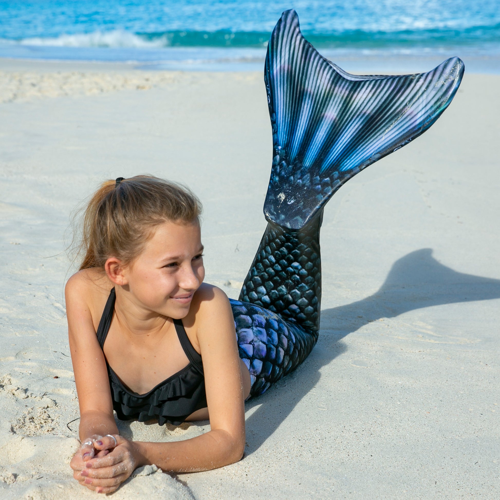 Barracuda Black Mermaid Tail