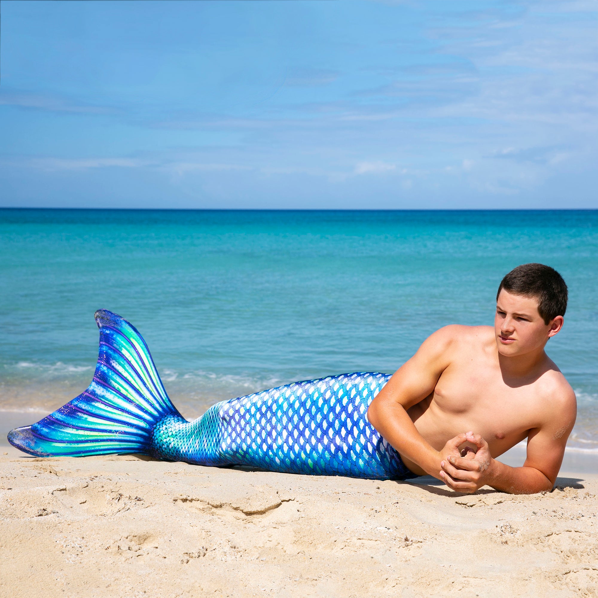 Sapphire Sea Mermaid Tail Fin Fun Mermaid