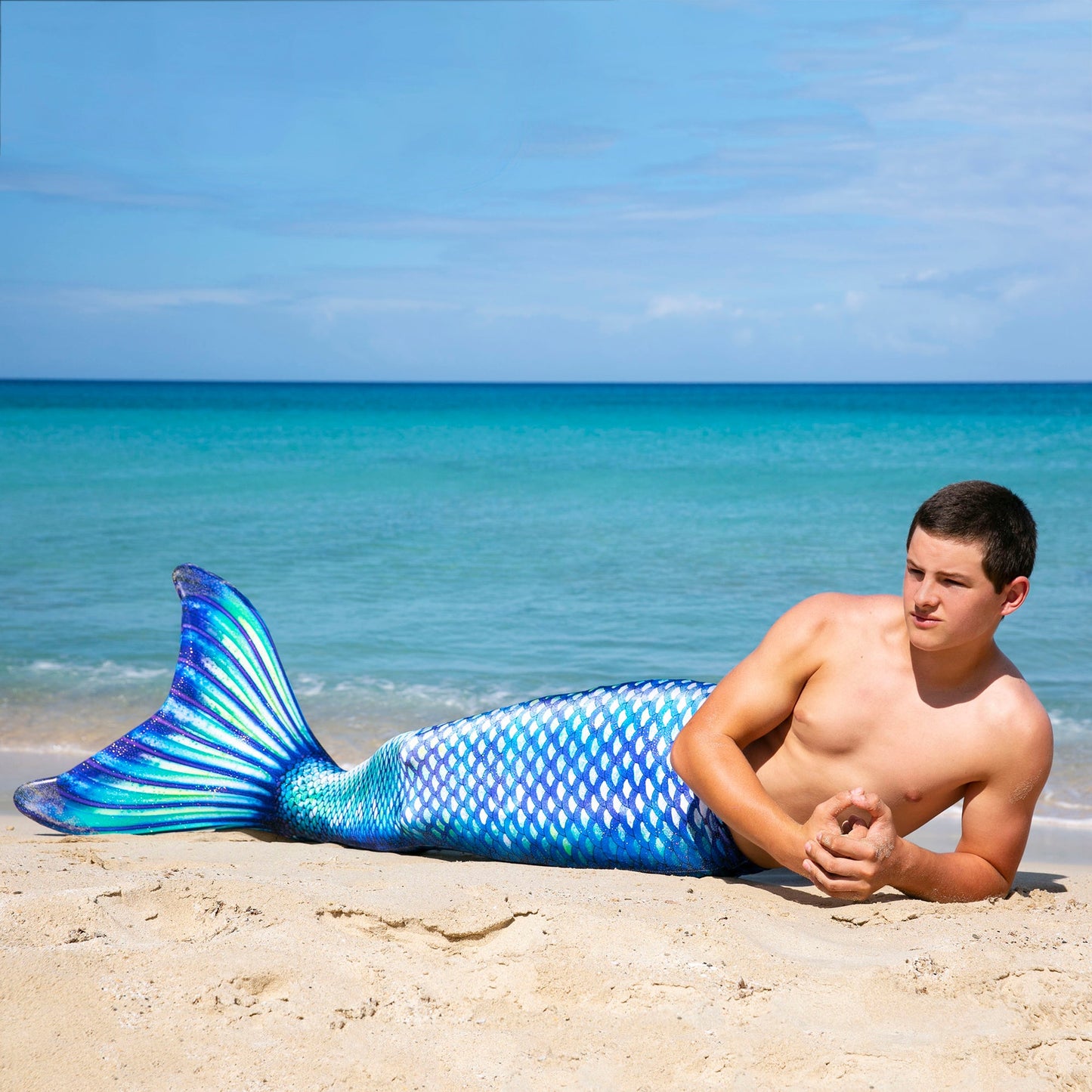 Sapphire Sea Mermaid Tail - Factory Second