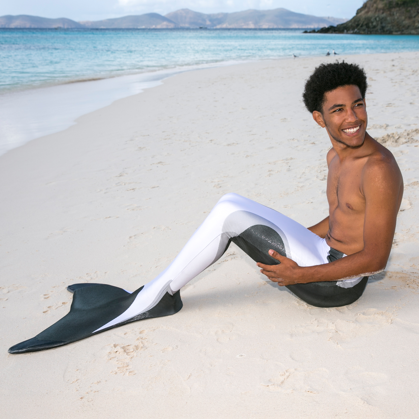 Orca Mermaid and Merman Tail
