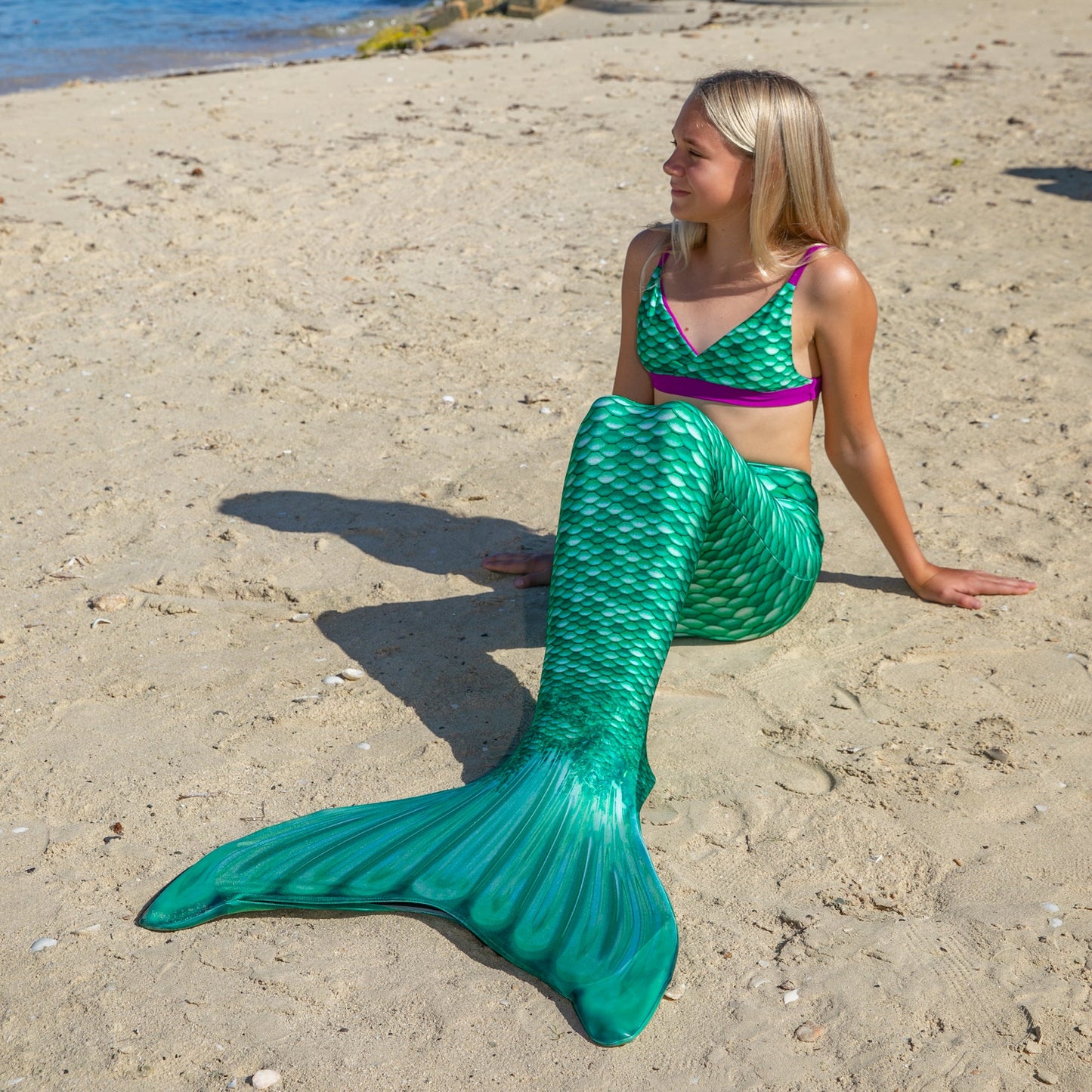 Celtic Green Mermaid Tail - Factory Second