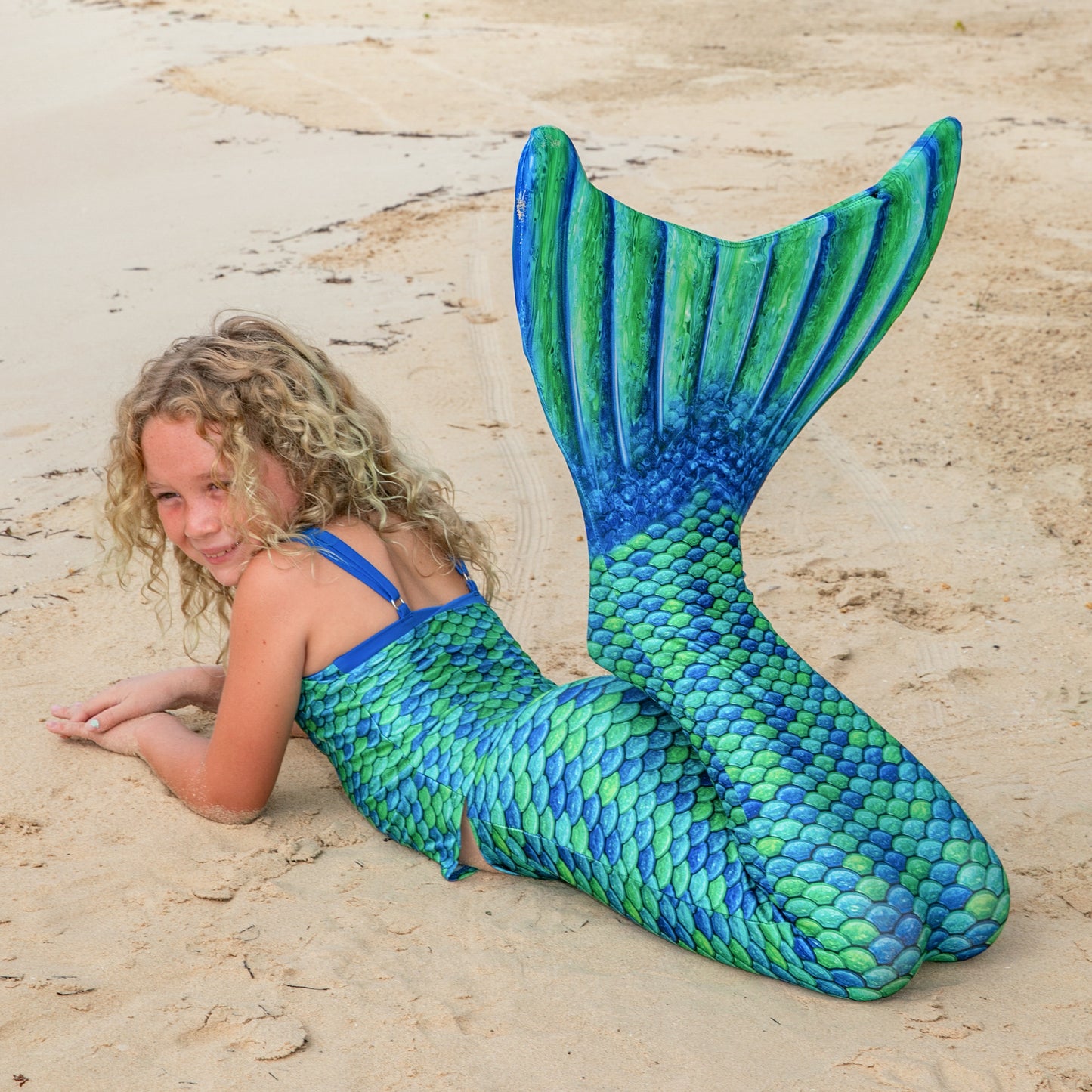 Aussie Green Mermaid Tail
