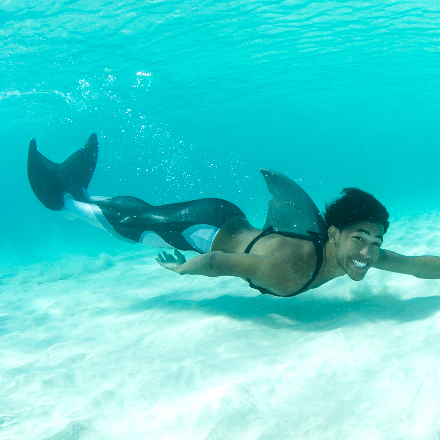 Orca Mermaid and Merman Tail