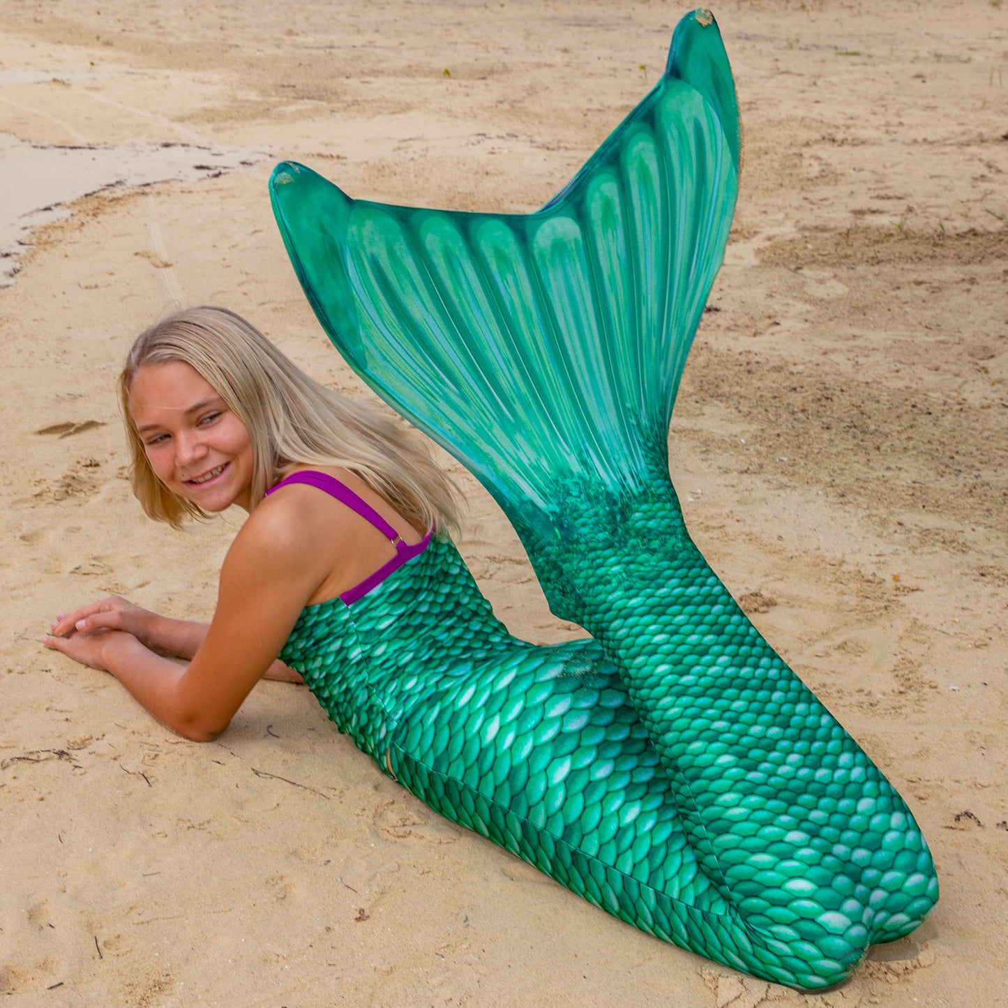 Celtic Green Mermaid Tail