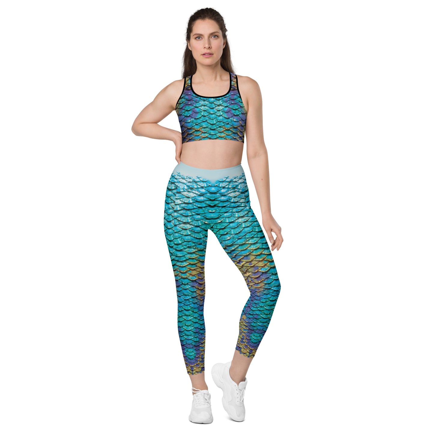 Women's Azure Leggings with Pockets