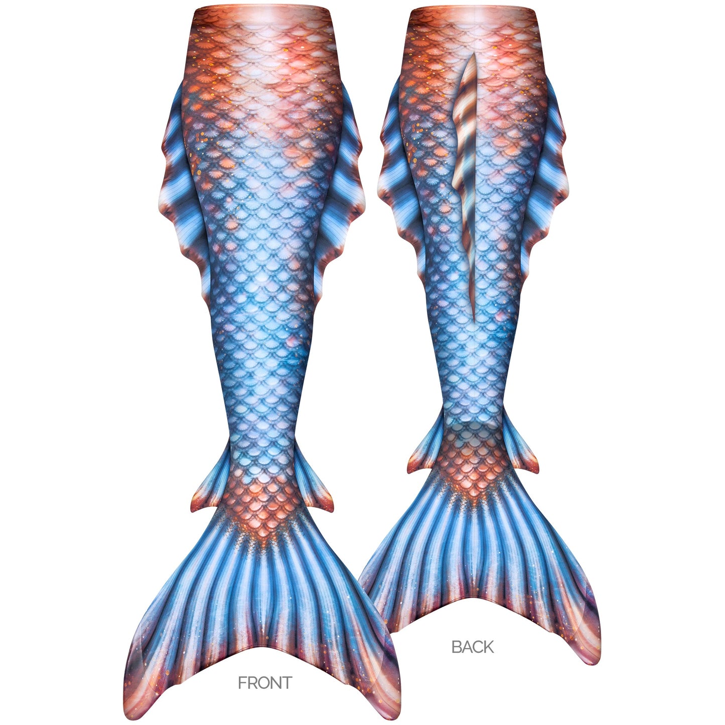 Bronzed Sapphire Atlantis Mermaid Tail - Factory Second