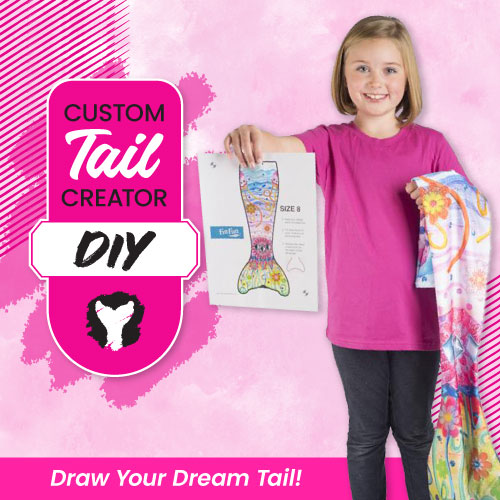 Handmade Tail Design Your Own Mermaid Tail | Custom Sizes | Fin Fun – Fin Fun Mermaid