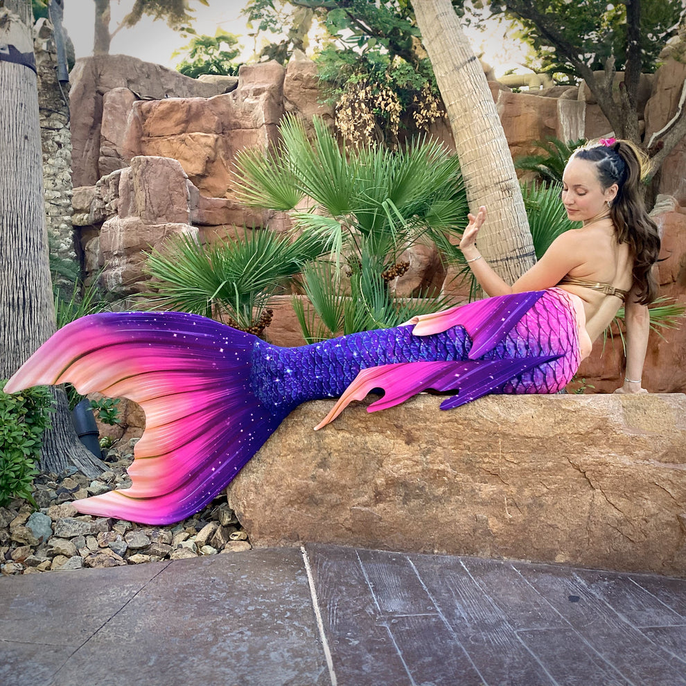 Aurora Crescent Mermaid Tail