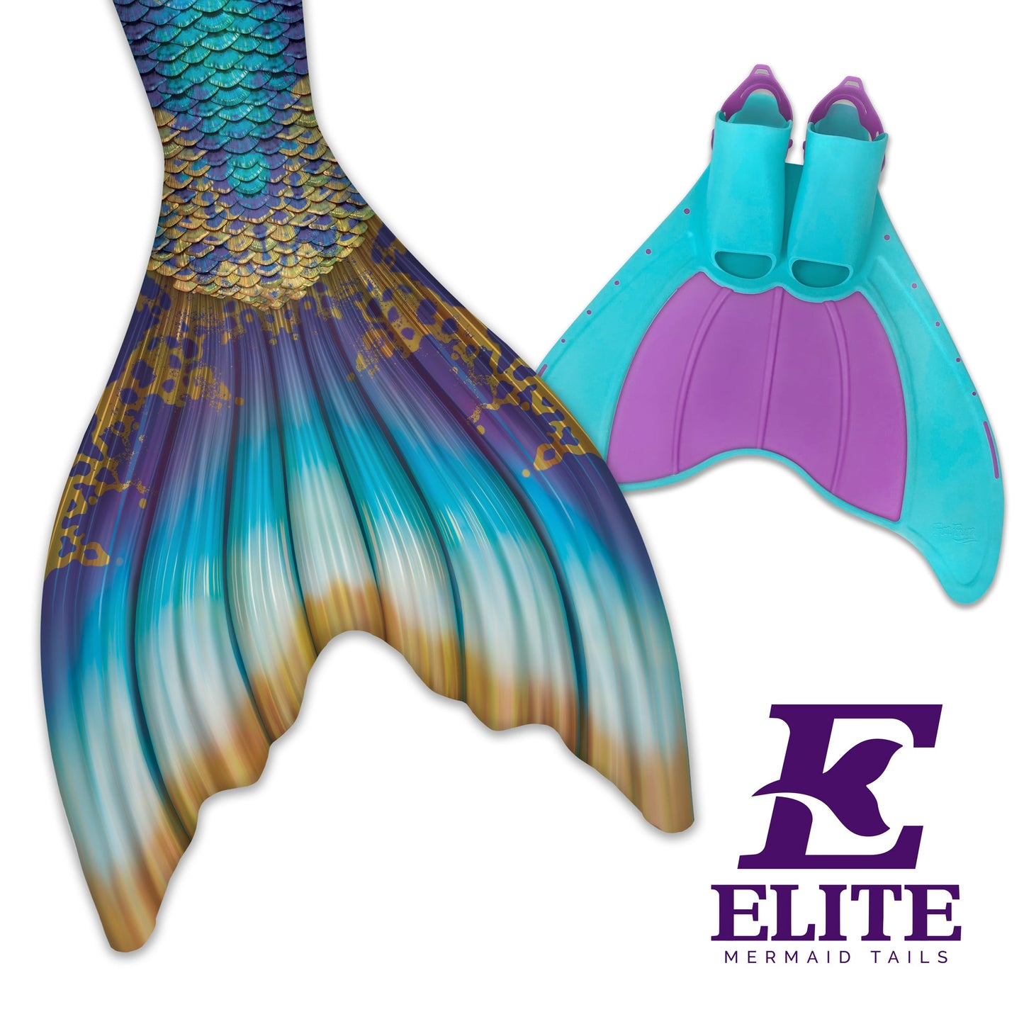 Azure Calypso Elite Mermaid Tail - Factory Second