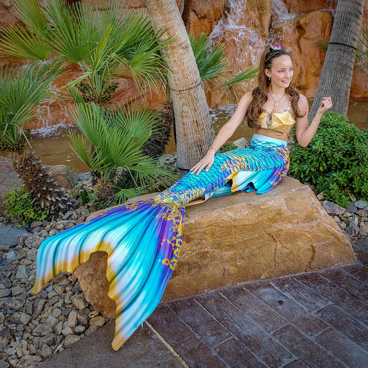 Azure Calypso Elite Mermaid Tail - Factory Second