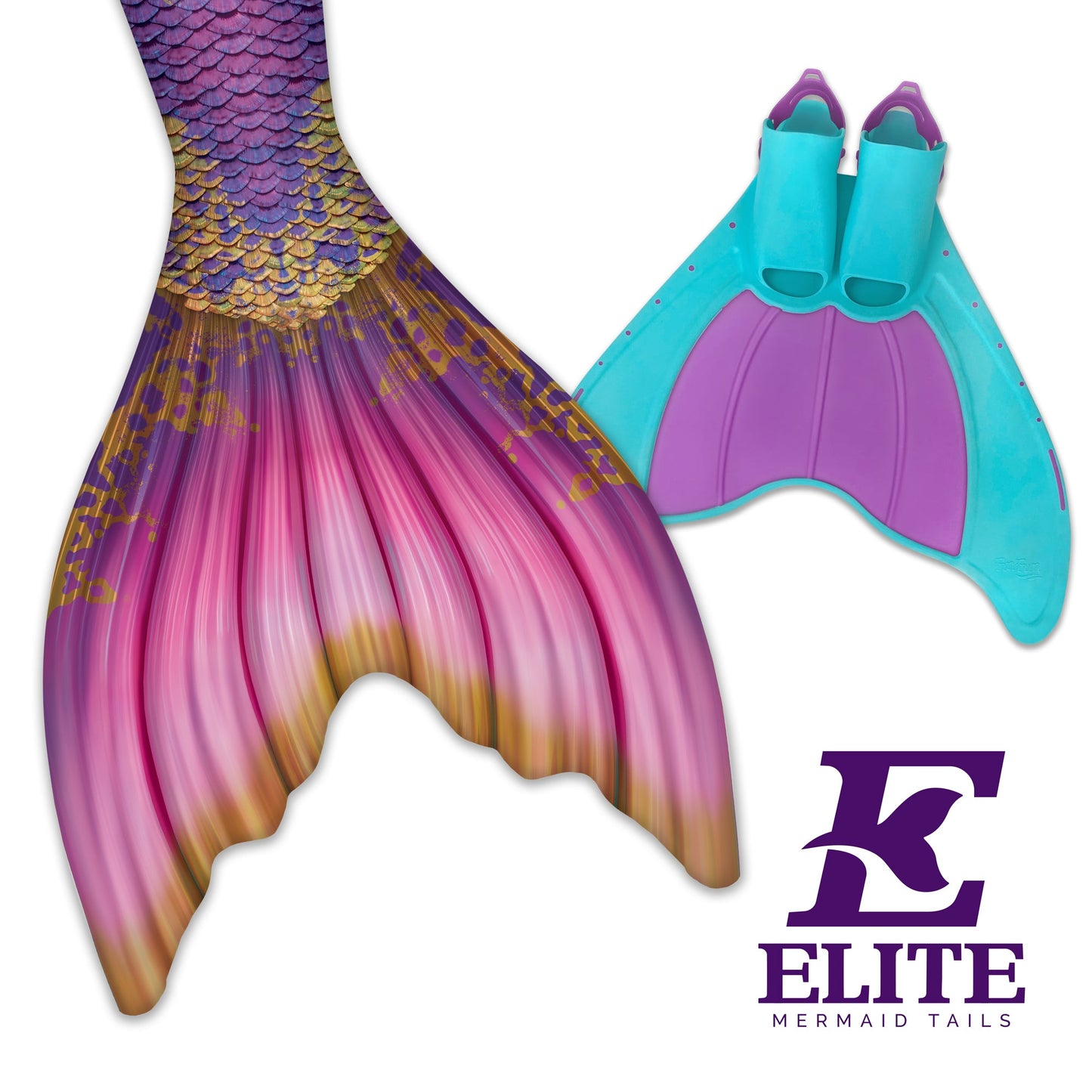 Rose Calypso Elite Mermaid Tail - Factory Second