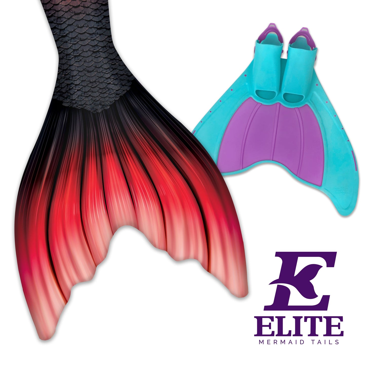 Ruby Calypso Elite Mermaid Tail - Factory Second