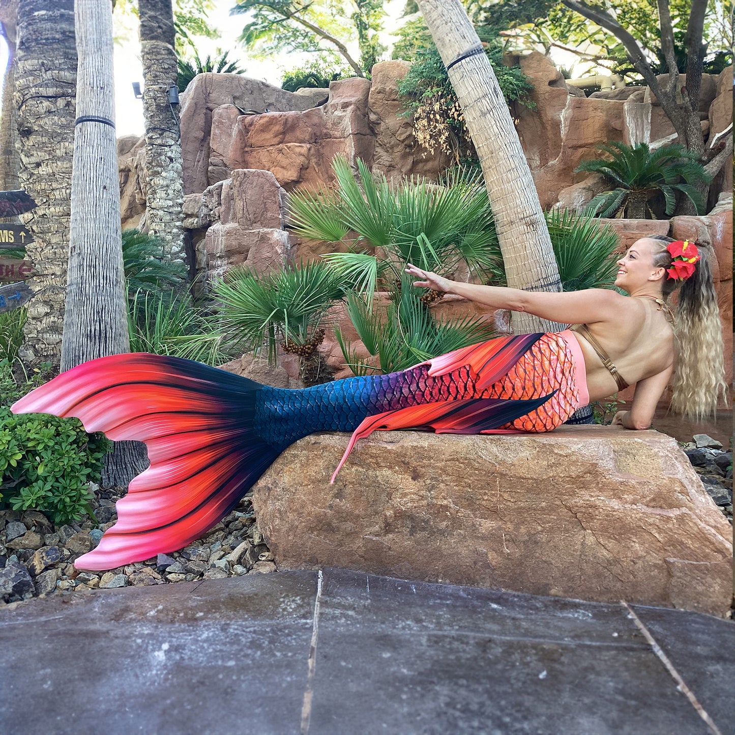 Ruby Calypso Elite Mermaid Tail