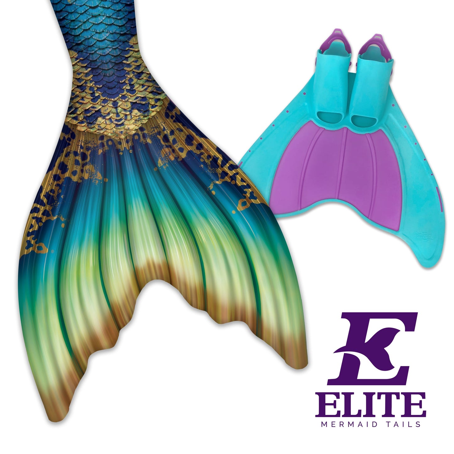 Viridian Calypso Elite Mermaid Tail - Factory Second