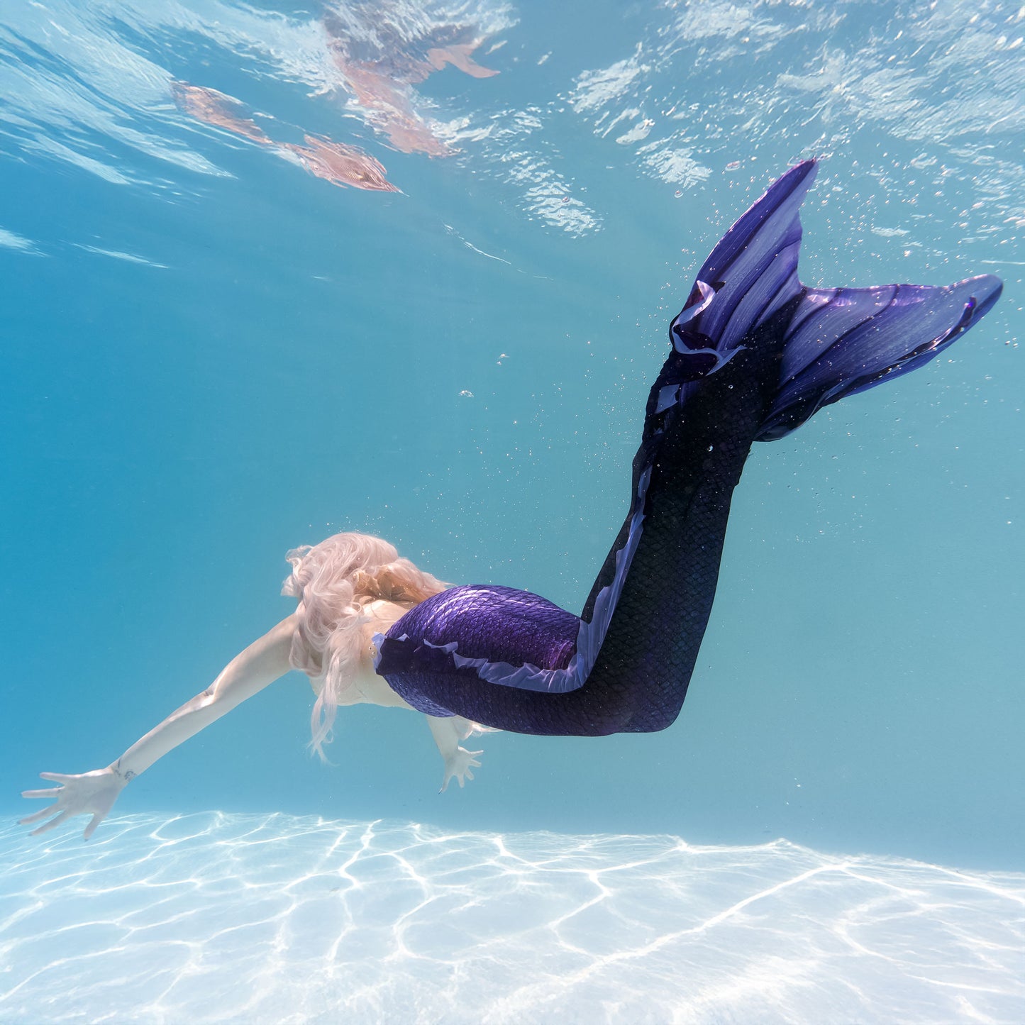 Violet Ink Atlantis Mermaid Tail - Factory Second