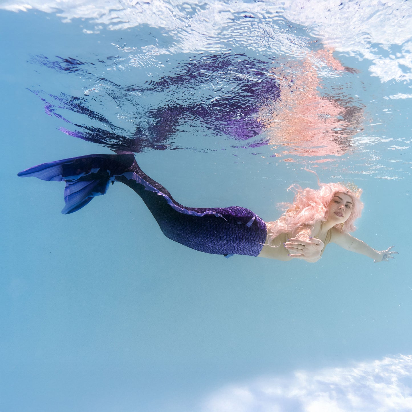 Violet Ink Atlantis Mermaid Tail - Factory Second