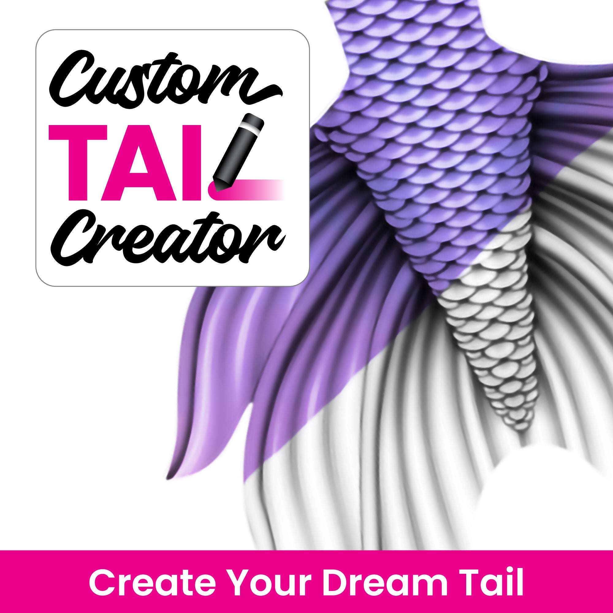 Handmade Tail Design Your Own Mermaid Tail | Custom Sizes | Fin Fun – Fin Fun Mermaid