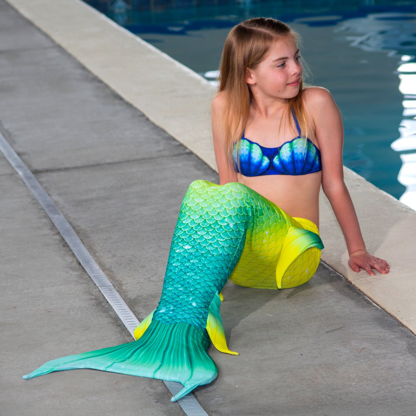 Jungle Island Fantasy Starter Mermaid Tail with Monofin