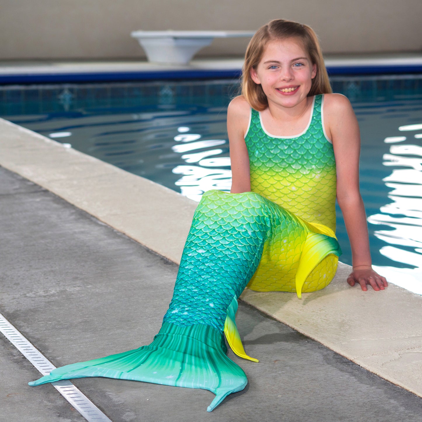 Kids Jungle Island One-Piece Swimsuit