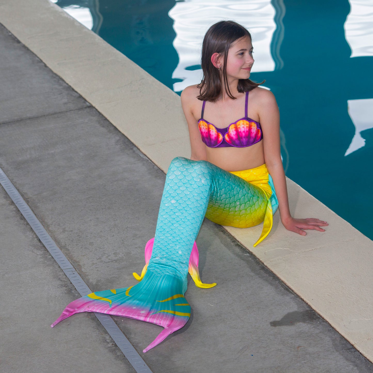 Sea Princess Fantasy Starter Mermaid Tail with Monofin