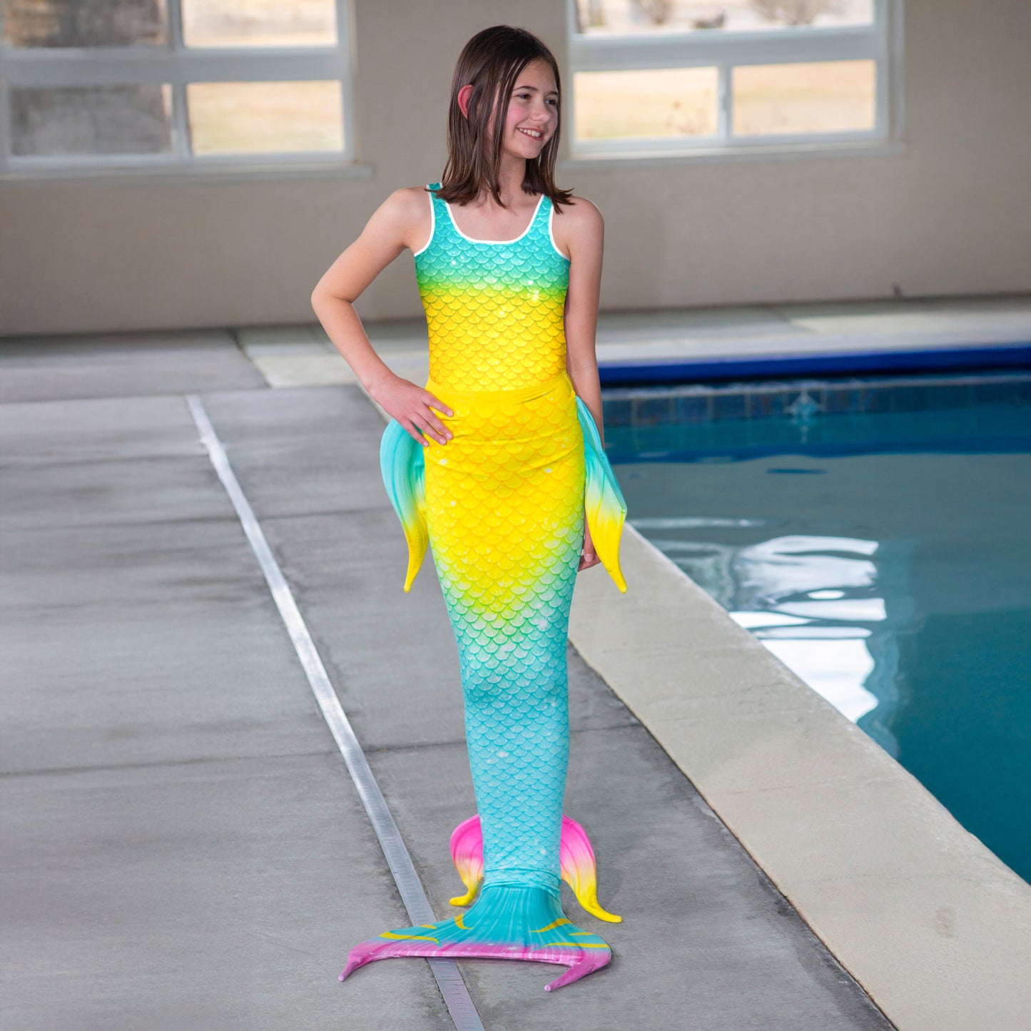 Sea Princess Fantasy Starter Mermaid Tail with Monofin