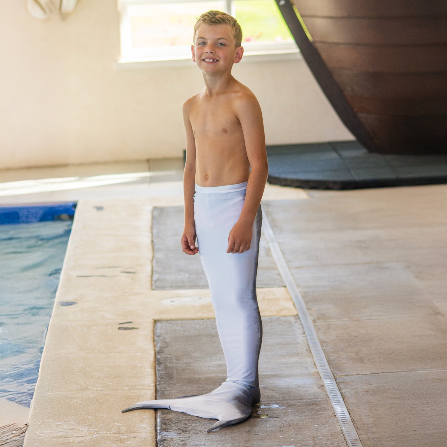 New Great White Shark Fantasy Starter Tail with Monofin