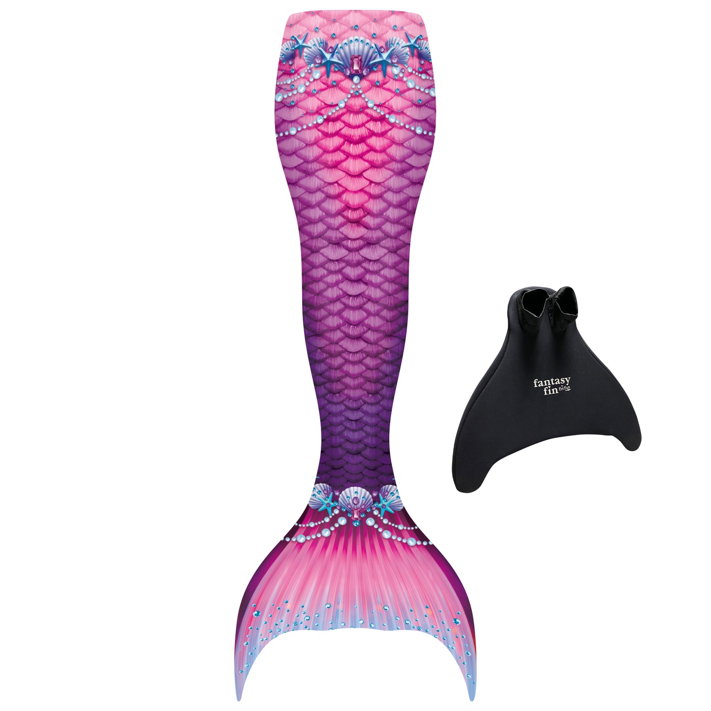 New Pink Fantasy Starter Mermaid Tail with Monofin