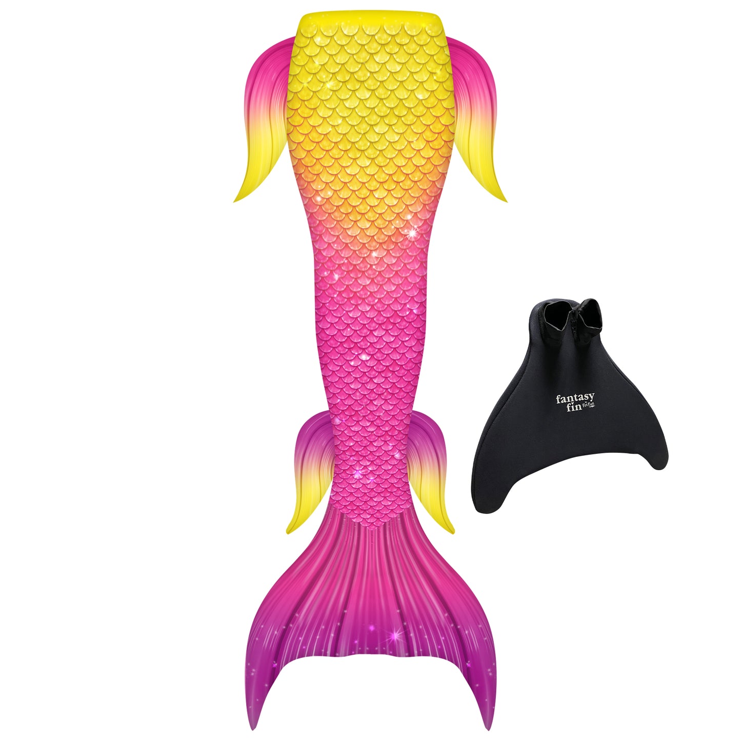 Sunset Beach Fantasy Starter Mermaid Tail with Monofin