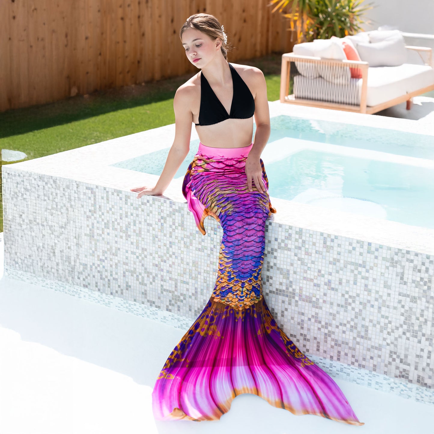 Rose Calypso Elite Mermaid Tail