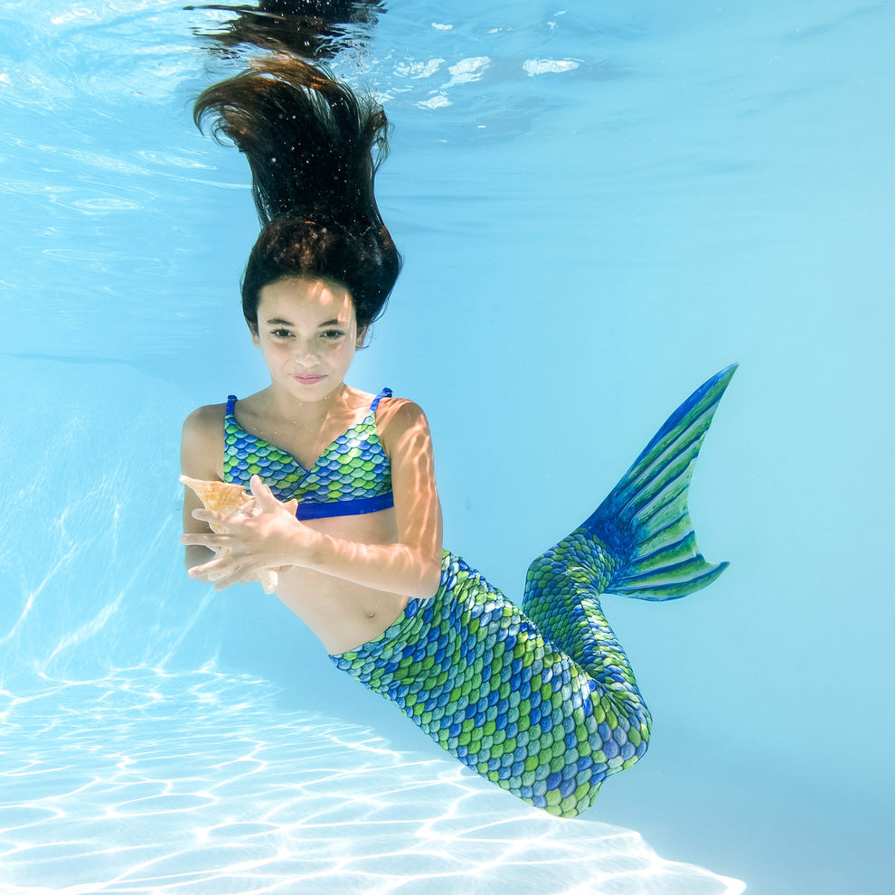 Aussie Green Mermaid Tail - Factory Second – Fin Fun Mermaid