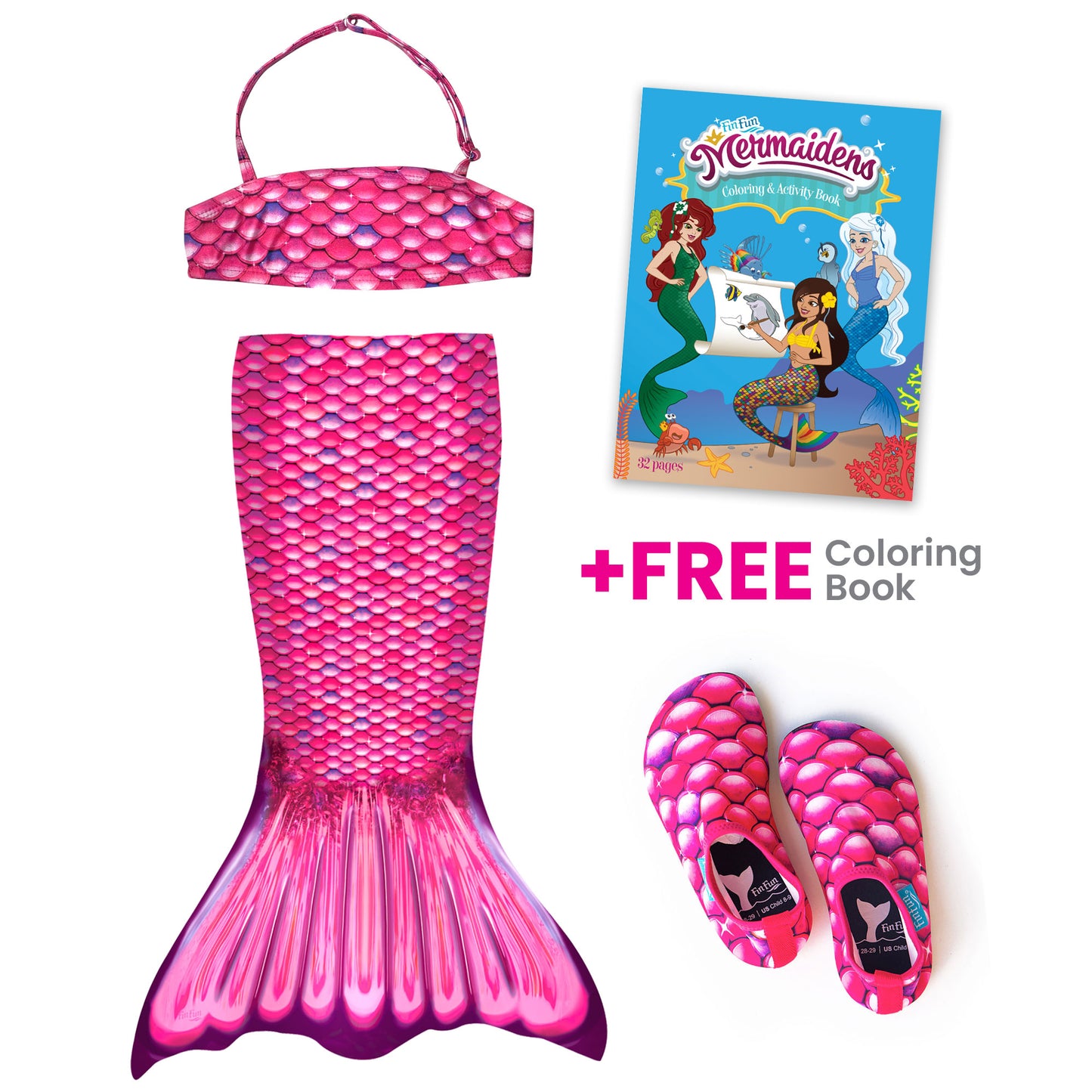 Malibu Rosa Kleinkinder-Frack und Bandeau-Set