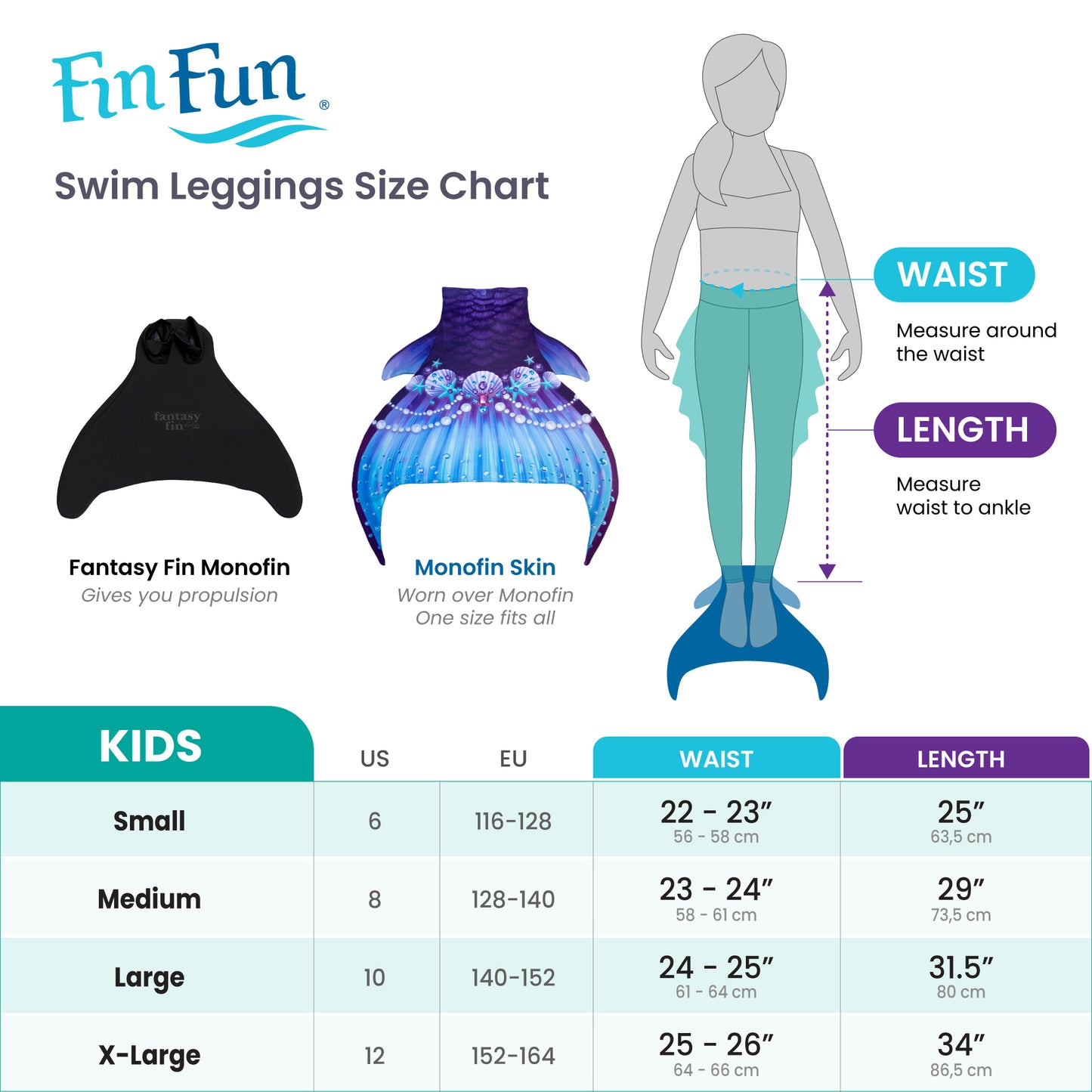 Pink Mermaid Swim Leggings with Monofin
