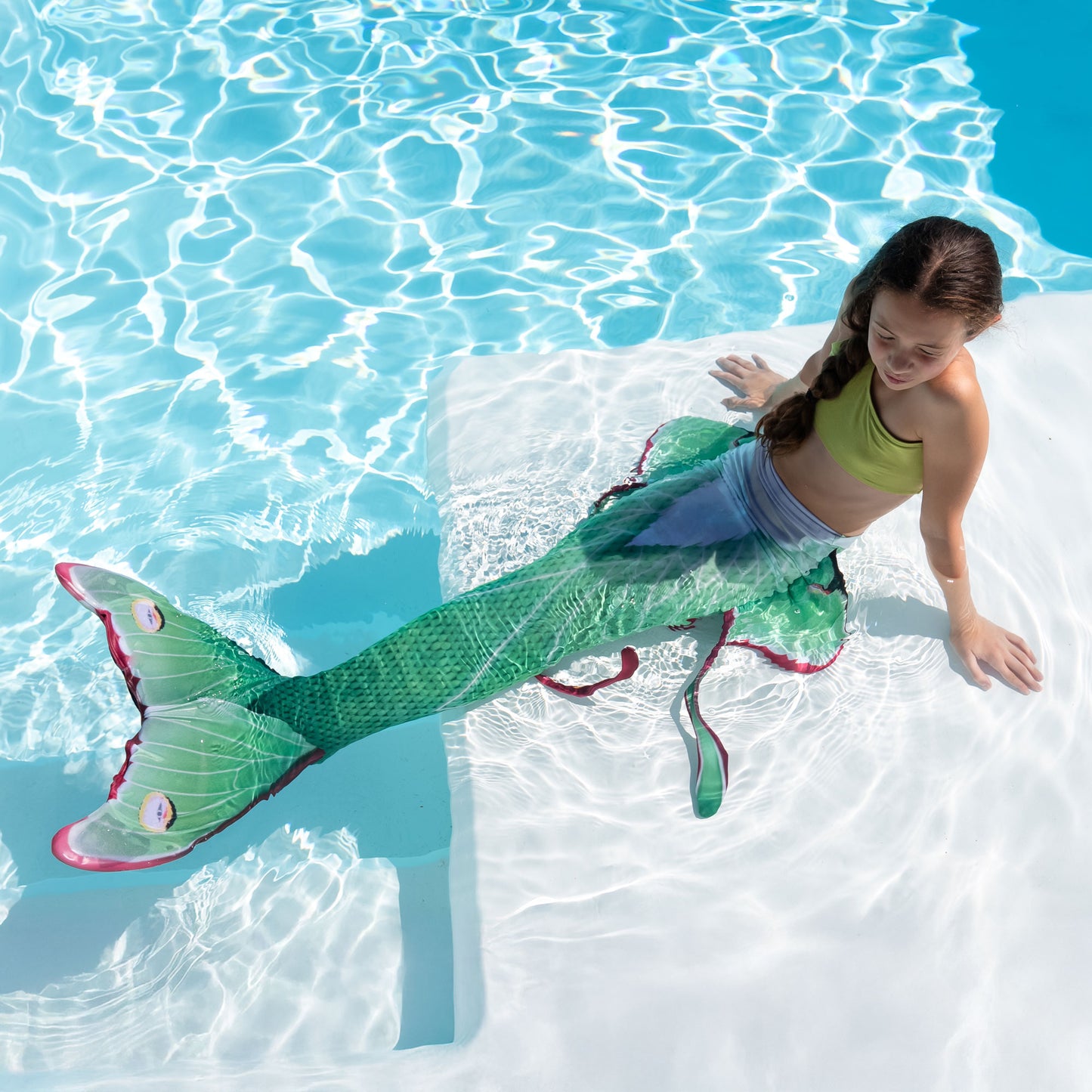 Luna Moth Mermaid tail