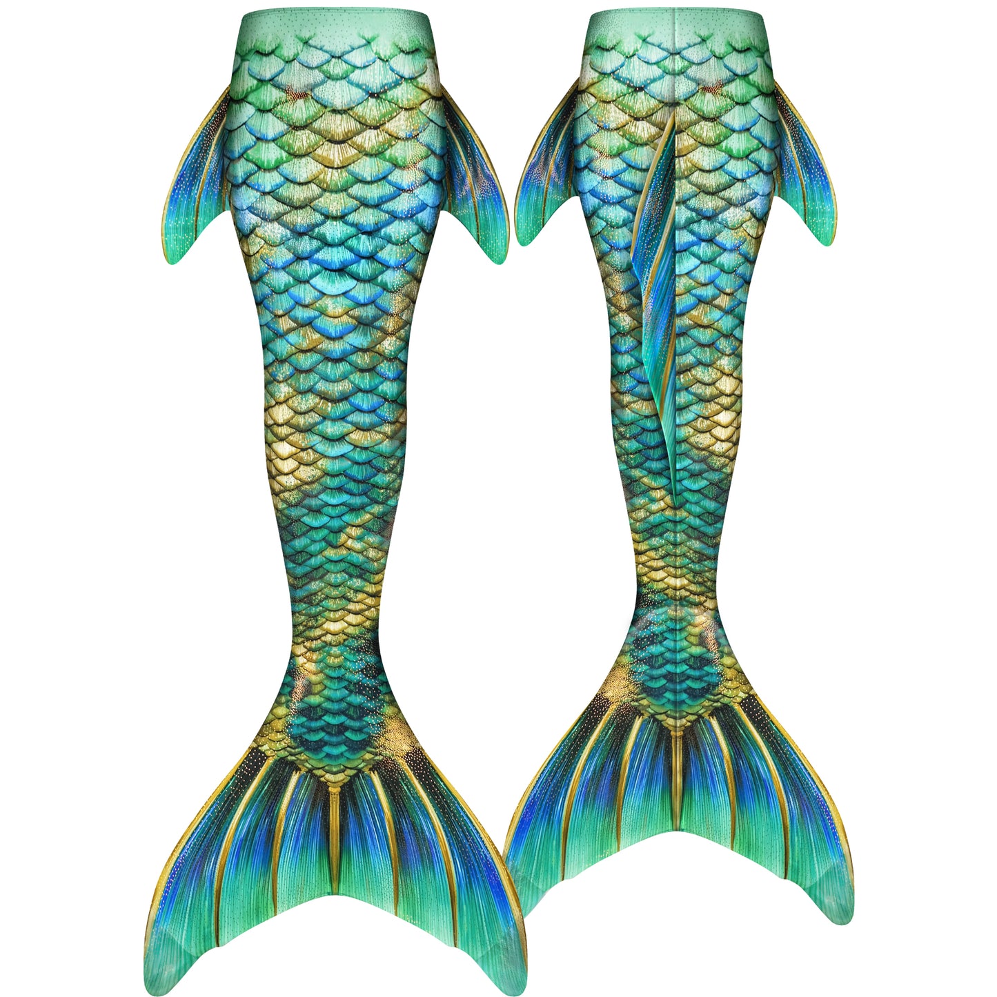 Golden Paradise Mermaid Tail