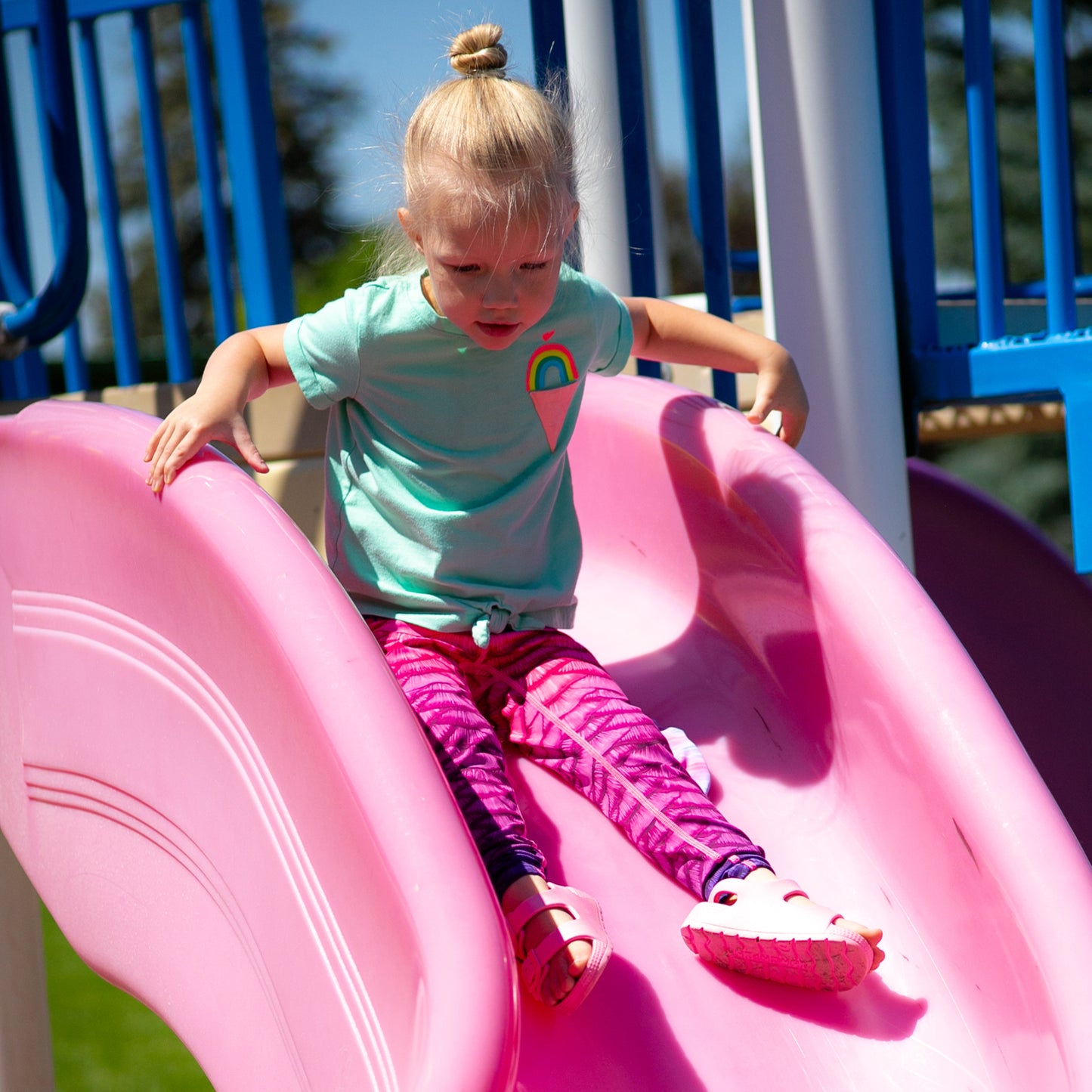 Pink Mermaid Swim Leggings with Monofin