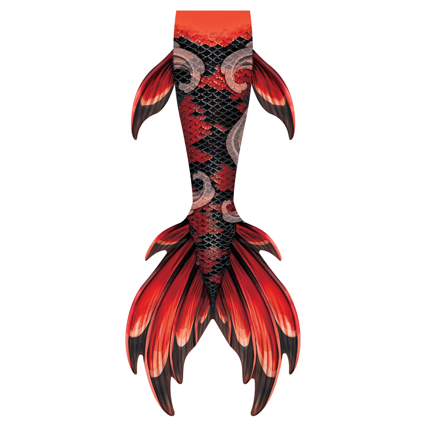 Crimson Koi Neptune Elite Mermaid Tail