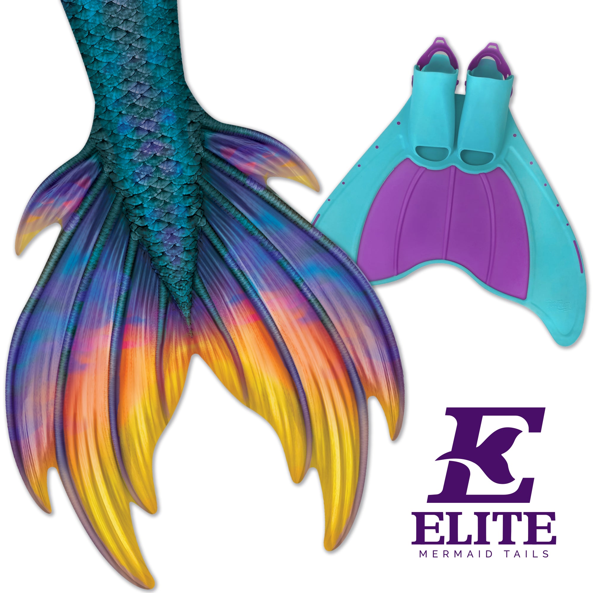 Tail Size Tsunami Neptune Elite Mermaid Tail – Fin Fun Mermaid