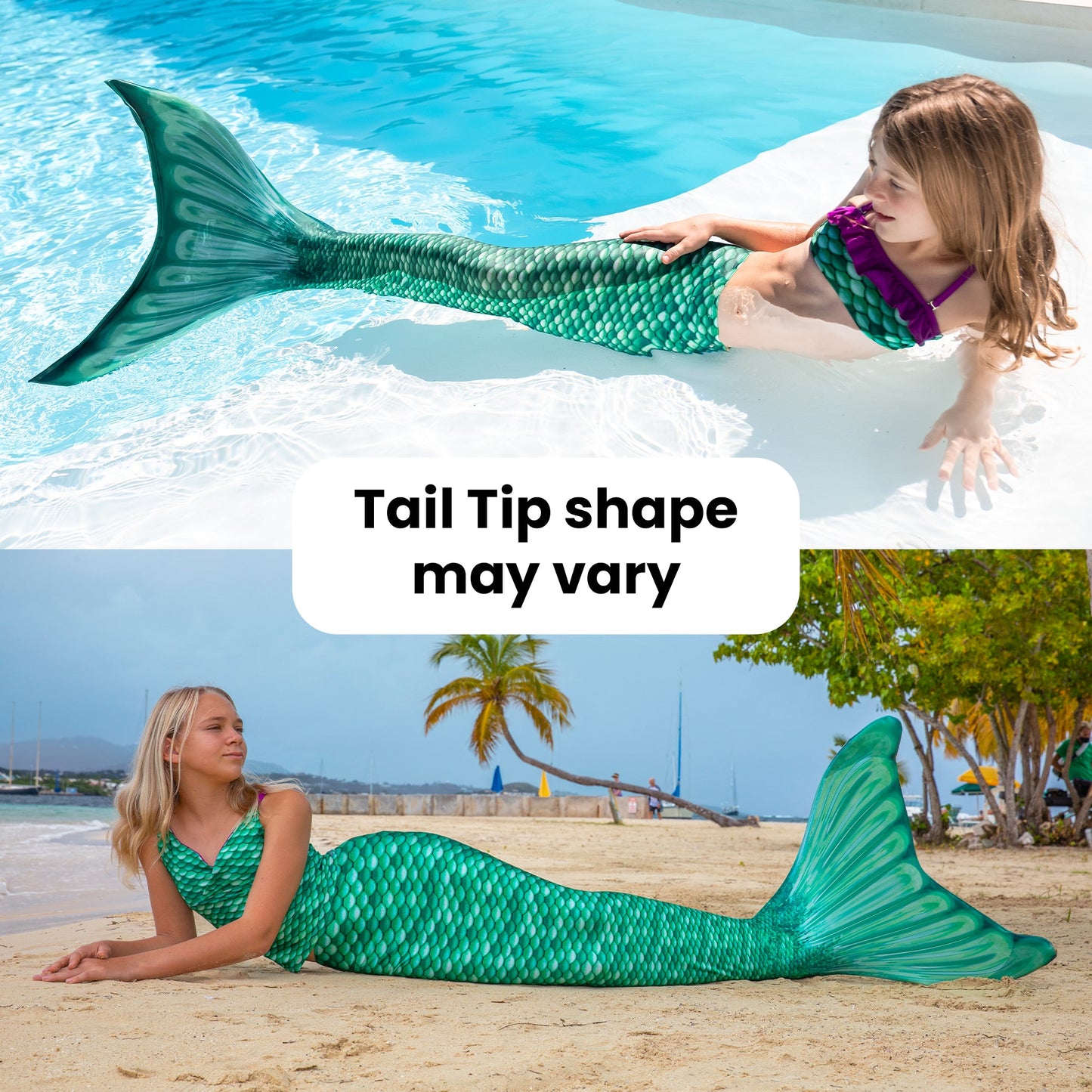 Celtic Green Mermaid Tail - Factory Second