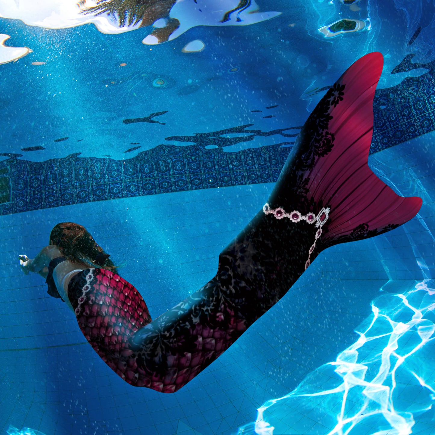 Transylvania Nights Halloween Mermaid Tail