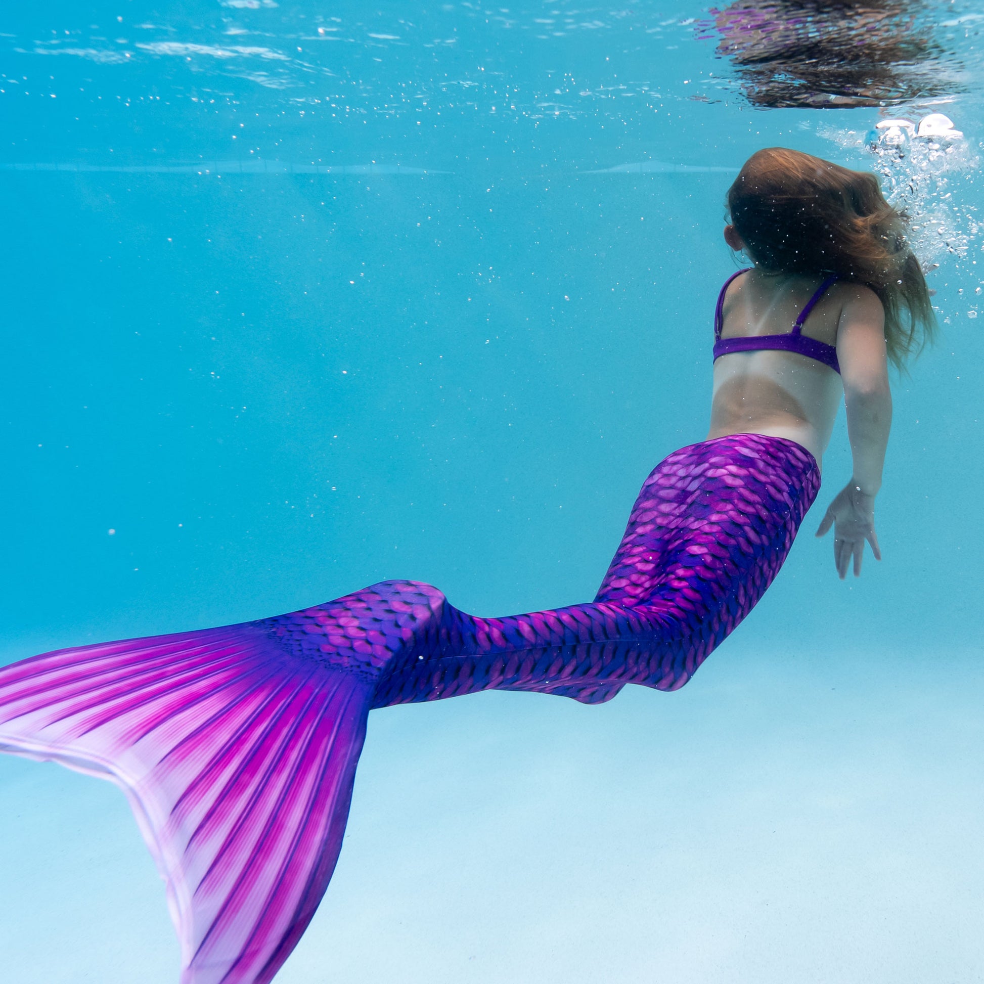 tiger lily mermaid tail Asian Magenta Mermaid Tail – Fin Fun Mermaid