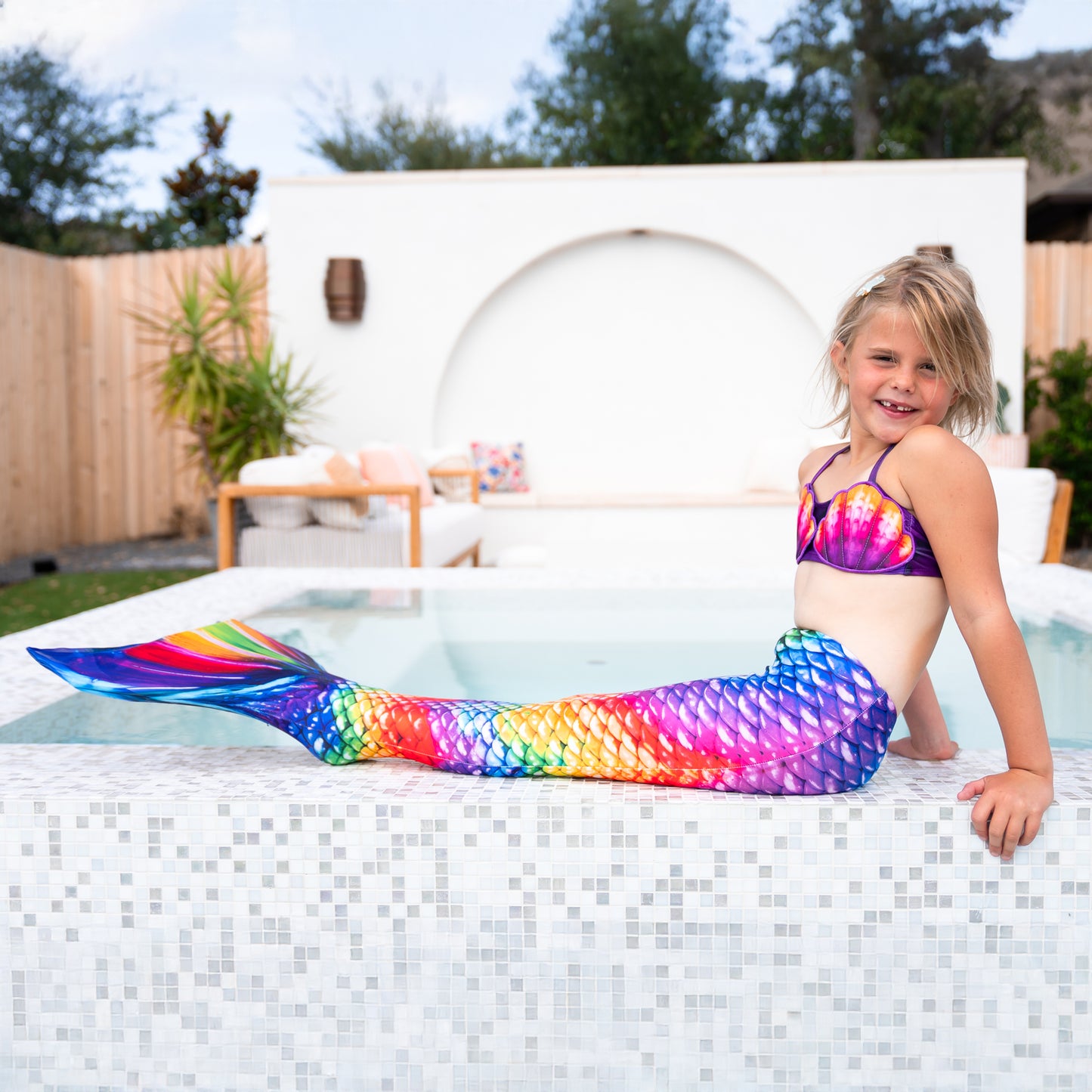 Regenbogen-Riff Meerjungfrauenschwanz